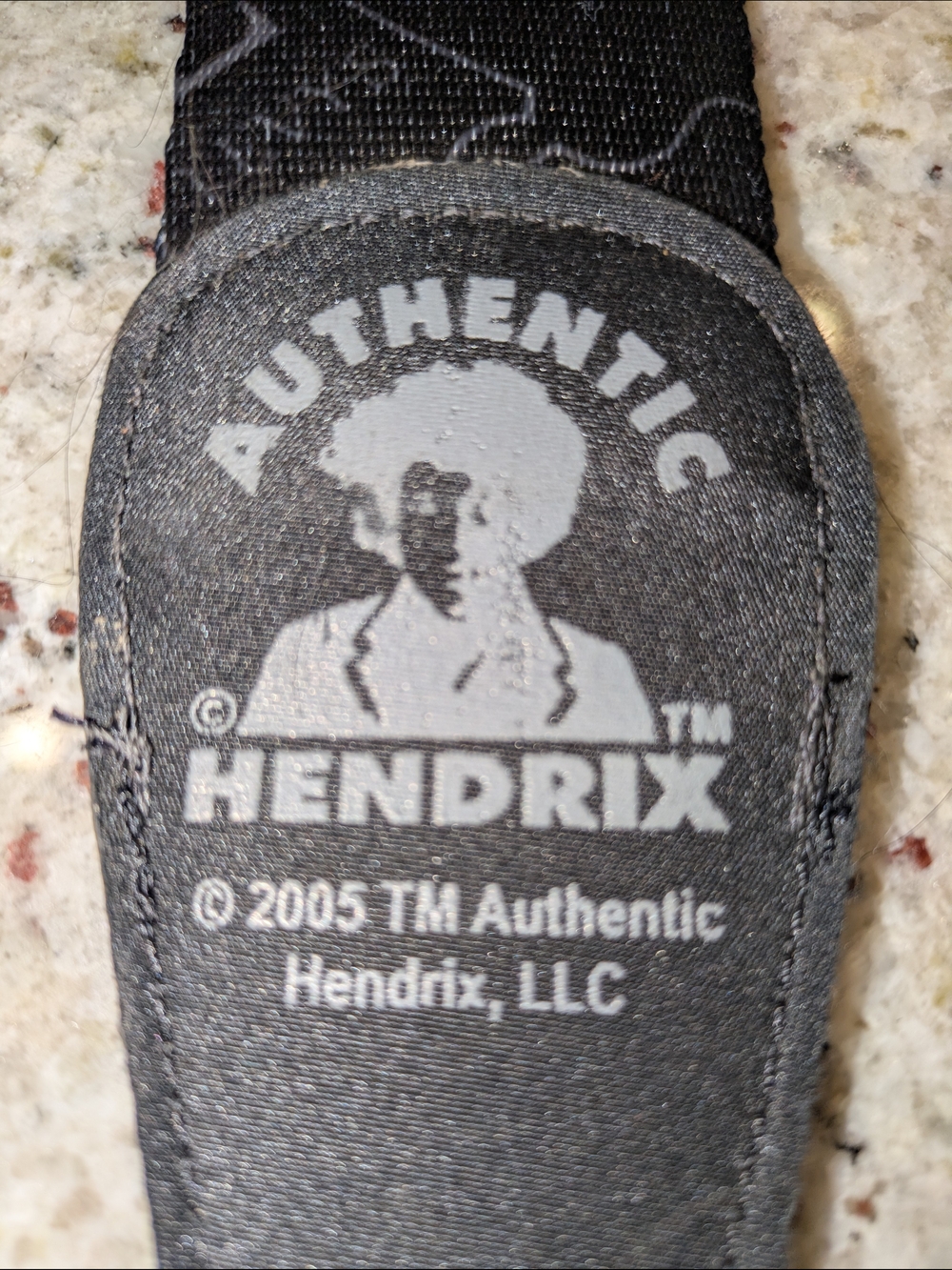 Authentic Hendrix Jimi Hendrix Guitar Strap Levi's Psychedelic Adjustable 2005